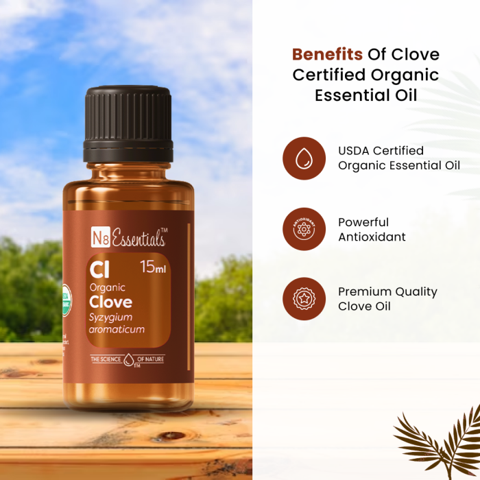 Clove Certified Organic Essential Oil