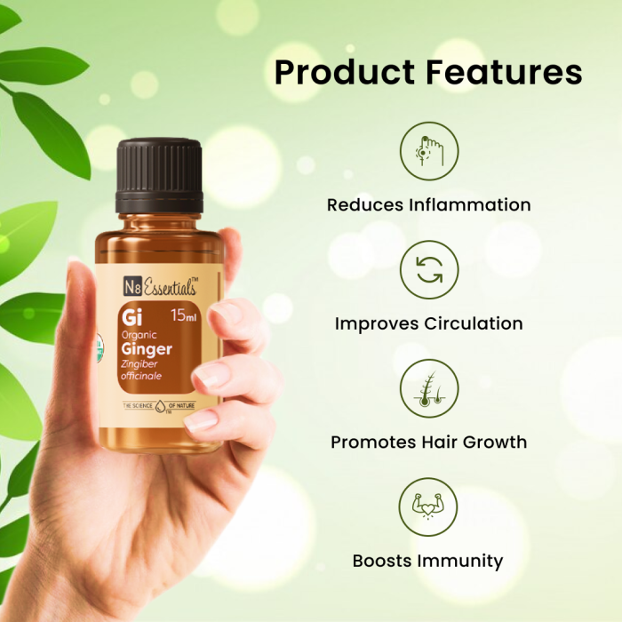 Ginger Certified Organic Essential Oil