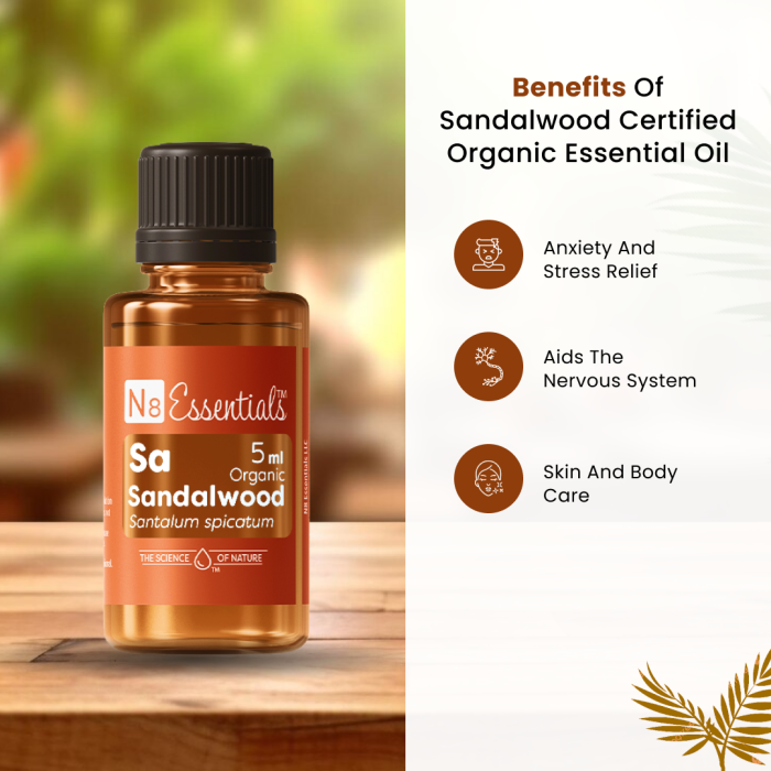 Sandalwood Certified Organic Essential Oil