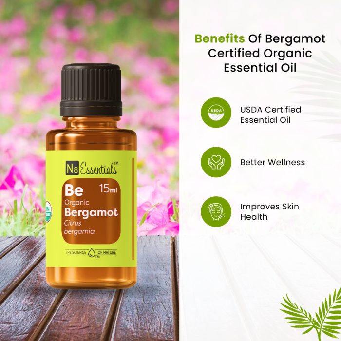 Bergamot Certified Organic Essential Oil