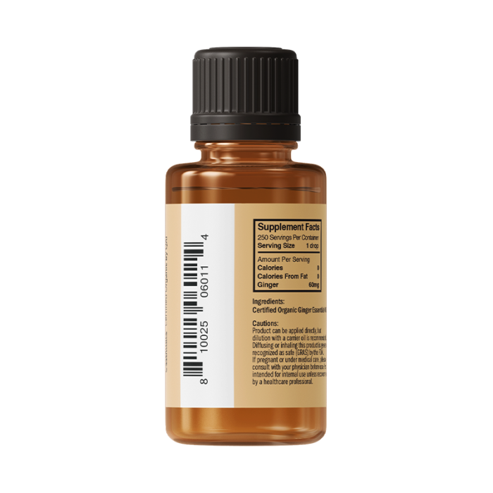 Ginger Certified Organic Essential Oil