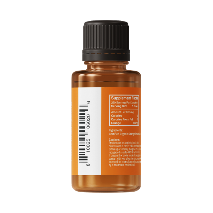 Orange Certified Organic Essential Oil